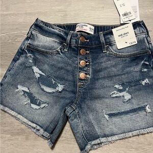 Abercrombie kids denim shorts new with tag